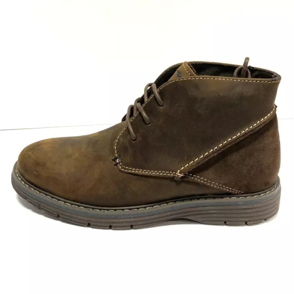 Nunn Bush Men's Littleton Plain Toe Chukka Boots Brown, Size 7.5 M